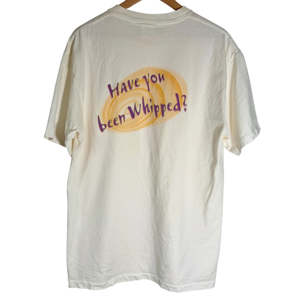 Anvil Men's 90's Whipper Snapple Whipped Promo T Shirt Single Stitch White XL